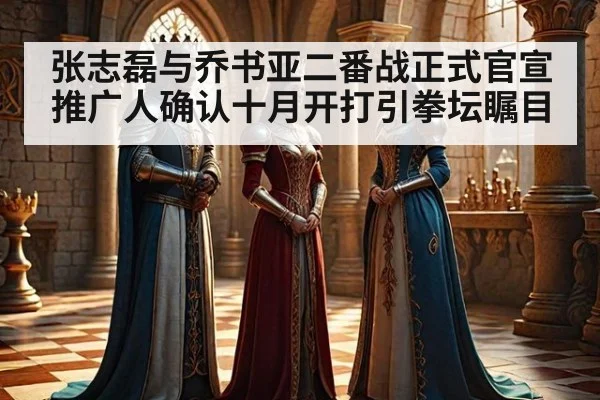 张志磊与乔书亚二番战正式官宣 推广人确认十月开打引拳坛瞩目
